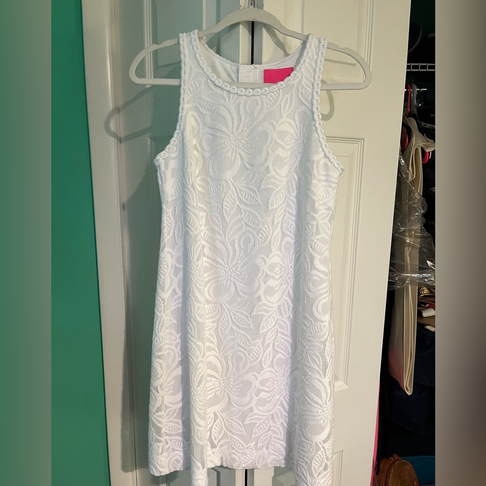 Lilly Pulitzer White Lace Dress